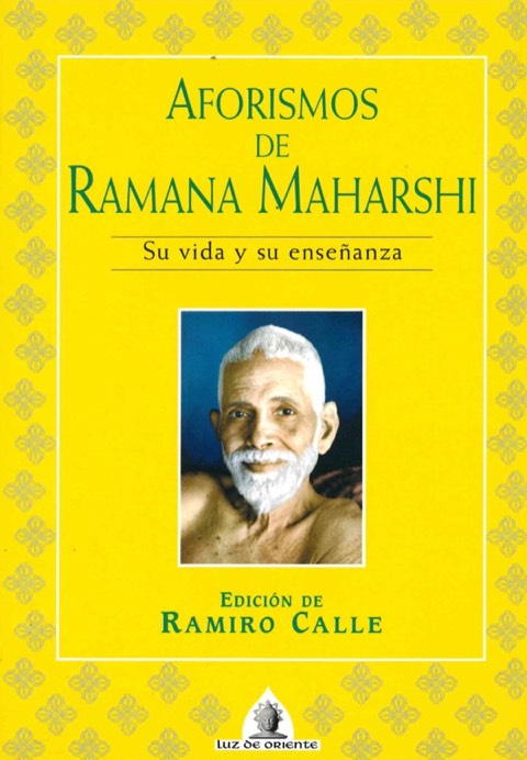 Portada de Aforismos de Ramana Maharshi