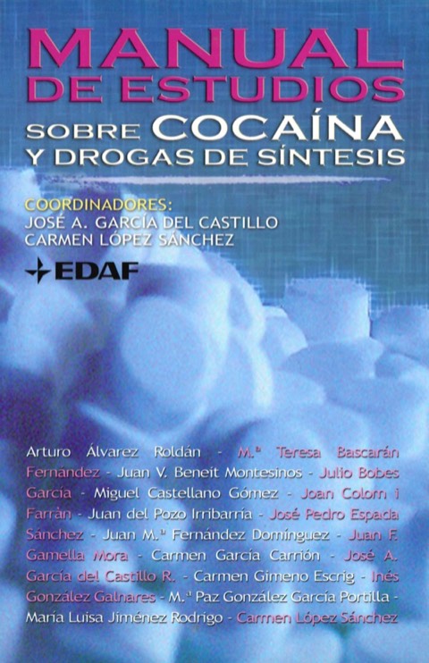 Portada de Manual de estudios sobre cocaína y drogas de síntesis