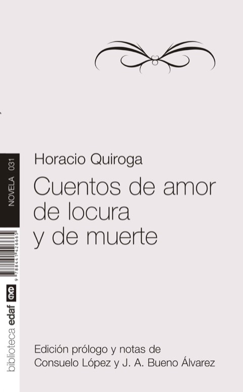 Portada de Cuentos de amor de locura y de muerte