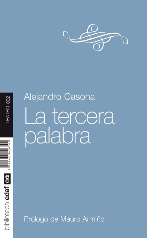 Portada de La tercera palabra