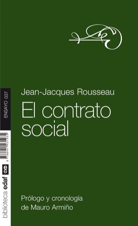 Portada de El contrato social