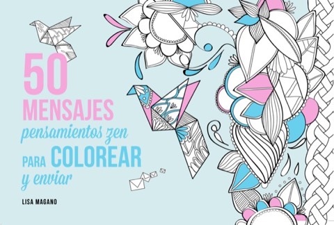 Portada de 50 mensajes para colorear y enviar